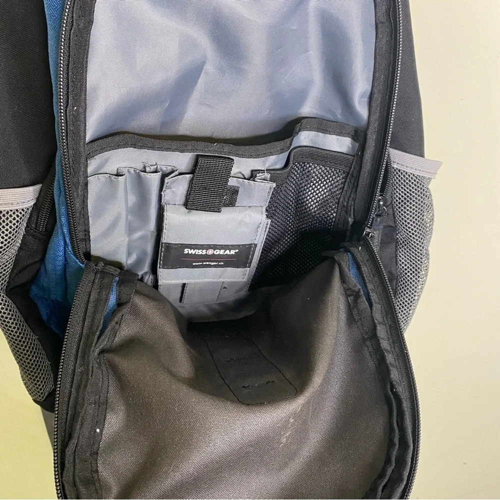 SwissGear Mars Black and Blue Laptop Compartment Backpack